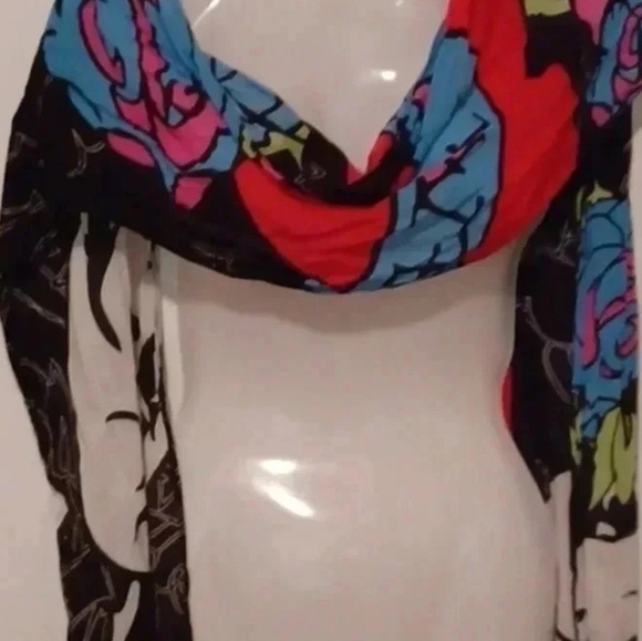 🍭🌹light colorful scarf - Picture 6 of 6